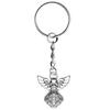 Mariposa de metal Alas de Ángel Llavero europeo Accesorios de joyería Adorno Colgante DIY Suministros para decoración de fiestas