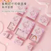 Caja de Almacenamiento de Joyería Romántica al por Mayor con Tapa y Base, Caja Deslizable de Anillos y Pendientes Estilo Ins para el Día de San Valentín, Caja de Embalaje para Joyería