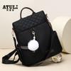 Mochila de Mujer 2025 Nueva Color Contraste Tela Oxford Bolso de Mujer Moda Gran Capacidad Mochila de Viaje Casual Estudiante Universitario
