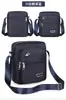 Bolsa Masculina Casual 2026 Novo Modelo Cor Sólida Grande Capacidade Camadas Múltiplas Resistente à Água Bolsa de Ombro Único Transversal com Carteira e Características de Bolsa Transversal