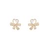 Pendientes de Corazón de Ins con Lazo de Concha Natural Pendientes Elegantes de Moda Pendientes con Aguja de Plata de Ley 925 Lujo Accesible y Sentido de Gama Alta
