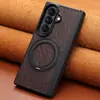 Adequado para capa de telefone com carregamento sem fio Samsung Z Fold 8 Ultra, proteção de 360 graus, fivela de anel rotativa, suporte de suporte magnético no quadro central