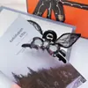Novo Acessório de Cabelo Coreano Preto com Laço de Renda e Mechas com Strass Soltas, Franja Lateral, Ornamento de Cabelo de Princesa