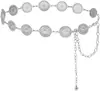 Cadena de Cintura de Moda Más Vendida para Mujeres, Accesorio Decorativo para Trajes y Vestidos, Cinturón Fino Versátil Estilo Coreano de Metal Inspirado en Chanel