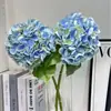 Hidratante Tacto en Mano Jacinto Hortensia Grande Flor Artificial Flor de Seda Flor Falsa Decoración de Sala de Estar Boda Boda Hogar Decoración Suave