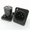 Suministro Directo de Fábrica Socket XLR de Tres Pines Niquelado Patas Rectas Portatarjetas de Plástico Portatarjetas de 3 Pines Portatarjetas XLR Macho