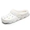 Pantuflas de Algodón para Hombre Estilo Coreano Moderno 2020 Nuevas de Invierno Forradas de Felpa Cálidas Distintivas Antideslizantes para Exteriores Zapatos Tipo Cueva