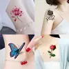 30 flor mariposa punto al por mayor pequeño fresco lindo pegatinas de tatuaje transferencia a pegatinas de tatuaje OEM