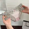 Belleza Lechecita~ Calzones de encaje sexys e inocentes para mujer, de tiro bajo, corte alto, transpirables, entrepierna de algodón puro, bragas de triángulo