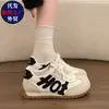Tênis de Treino Retro Agande Feminino 2026 Novo Primavera Leve Confortável Versátil Esportivo Casual Tênis de Skate Calçados Femininos