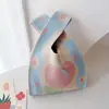 Bolsa de Tricô Bolsa Tote Lua Cheia Sacola de Presente para Banquete Lembrança de Casamento Bolsa de Pulso Tecida Bolsa de Presente de Grande Capacidade