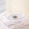 Prato de Cristal Criativo Moderno Prato de Frutas Cesta de Frutas Sala de Estar Mesa de Centro Nórdico Moderno Simples Prato de Doces Prato de Frutas Secas
