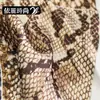 Tecido de Designer Feminino da Moda com Estampa de Pele de Cobra, Tecido Estampado Personalizado Atacado, Novos Modelos em Estoque
