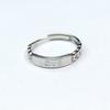 Anillo de apertura de acero de titanio antiguo de gran venta que no se desvanece, diseño de nicho para amantes del anillo de acero inoxidable, joyería al por mayor