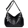 Bolso de mujer a cuadros único, de moda, color liso, gran capacidad, ligero, estilo clásico, para llevar al hombro y cruzado
