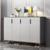 Zapatero de color crema para uso doméstico, adecuado para entradas, pasillos, balcones y áreas de almacenamiento.; diseño de montaje en pared para pasillos y huecos de escalera; zapatero a prueba de polvo