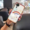 Adequado para Capa de Celular Huawei Honor Play 70 Plus À Prova de Poeira Cor Pura Anime Novo Digital Engraçado Divertido Vermelho