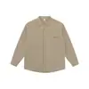 Ropa Vintage Yidao Otoño 2026 Nueva Camisa de Manga Larga con Bordado de Letras Cuello Campana para Hombre Estilo Retro Japonés Color Sólido Camisa Casual