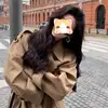 Casaco Trench Coat Longo Estilo Britânico Outerwear para Mulheres Altas Novidades Primavera/Outono 2026 Casacos para Baixinhas Super Bonitos Casuais