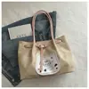 Mochila de Gran Capacidad Estilo Universitario para Viajes Diarios, Bolso de Hombro Versátil Versión Coreana, Bolsa Tote de Dibujos Animados Multifuncional para Mujeres