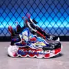 Zapatos Deportivos para Niños 2026 Otoño Cuero con Luces Dibujos Animados Zapatos Casuales Unisex Zapatos Casuales Antideslizantes Zapatos de Correr para Niños