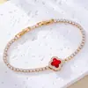 Pulsera Brillante de Diamantes Completos con Circonitas de Colores Variados para Mujer, Estilo Coreano de Lujo Ligero de Nicho, Versátil, Diseño de Alta Gama, Joyería de Mano Exquisita