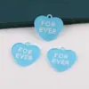Etiqueta Acrílica de Carta de Amor en Inglés de Doble Cara Llavero Hecho a Mano Colgante Materiales para Joyería Accesorios