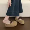 5cm Estilo Simple 2026 Nuevo Birkenstock de Suela Gruesa para Mujer Calzado Cerrado de Exterior Medio Zueco Deslizante Versátil