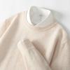 Suéter de cuello redondo para hombre, suéter de punto de lana pura, moda informal, camisa de manga larga con diseño de panal, otoño e invierno, nuevo