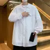 Camisa Ligera de Color Sólido con Protección Solar para Hombre, Chaqueta Versátil Casual Holgada de Talla Grande para Verano