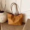 Bolso de Mujer de Gran Capacidad Retro Europeo y Americano de Gama Alta Bolso Tote Versátil Nuevo Estilo para Mujeres Viajes Cotidianos Bolso de Hombro Único de Moda