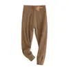 Pantalones térmicos para niños, pantalones de otoño de doble capa engrosados de cintura alta, ropa interior de invierno para niños, pantalones de lana de seda, esenciales para el uniforme escolar de niñas