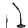 Micrófono de escritorio con interfaz de 3.5 mm micrófono chat de voz karaoke grabación Red de aprendizaje micrófono de escritorio