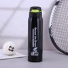 Botella de agua deportiva de acero inoxidable 304 de doble capa con boquilla de succión de 500 ml, aislamiento al vacío, pajita para exteriores
