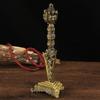 Tíbet Vajra Pong Demonio-baja Demonios Mazo Vajra Marioneta de Vajra Mazo Mazo de Vajra de Tres Caras Instrumento Clerical Salón Religioso