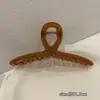 Pinza para el Cabello Grande con Forma de Cruz de Color Gelatina, Fresca y Sencilla, para Mujeres, Pasador de Gama Alta y Elegante para Recogidos en la Parte Trasera de la Cabeza, Accesorio para el Cabello, Pinza de Tiburón