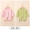 Banda para la barriga de bebé Jingqi Ropa de protección para la barriga y la parte baja de la espalda de bebé de manga larga de terciopelo alemán para otoño e invierno Protección del ombligo para bebé niño y niña