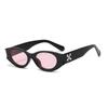 Gafas de sol ovaladas de montura completa 2024, estilo Joker, estilo casual, estilo europeo y americano, para exteriores, fiestas y salidas.