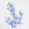 Folha de simulação material ramo único 3 garfos Folha de Qingdao decoração de casamento teto guia de estrada fileira de flores planta de simulação fábrica atacado