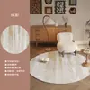 Tapete redondo de alta qualidade estilo francês para sala de estar, closet, penteadeira, escritório, cadeira giratória, quarto e cabeceira; fácil de manter
