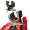 Clip para Luz Lateral de Casco de Bomberos y Rescate Montado en Riel Soporte para Linterna Lateral de Sombrero Clip Sujeta Luces de Enganche