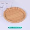 Bandeja de Madera Personalizada Bandeja para Tazas de Té Estilo Japonés Plato para Comedor en Casa Plato Pequeño para Snacks Plato de Frutas de Moda Plato para Postres