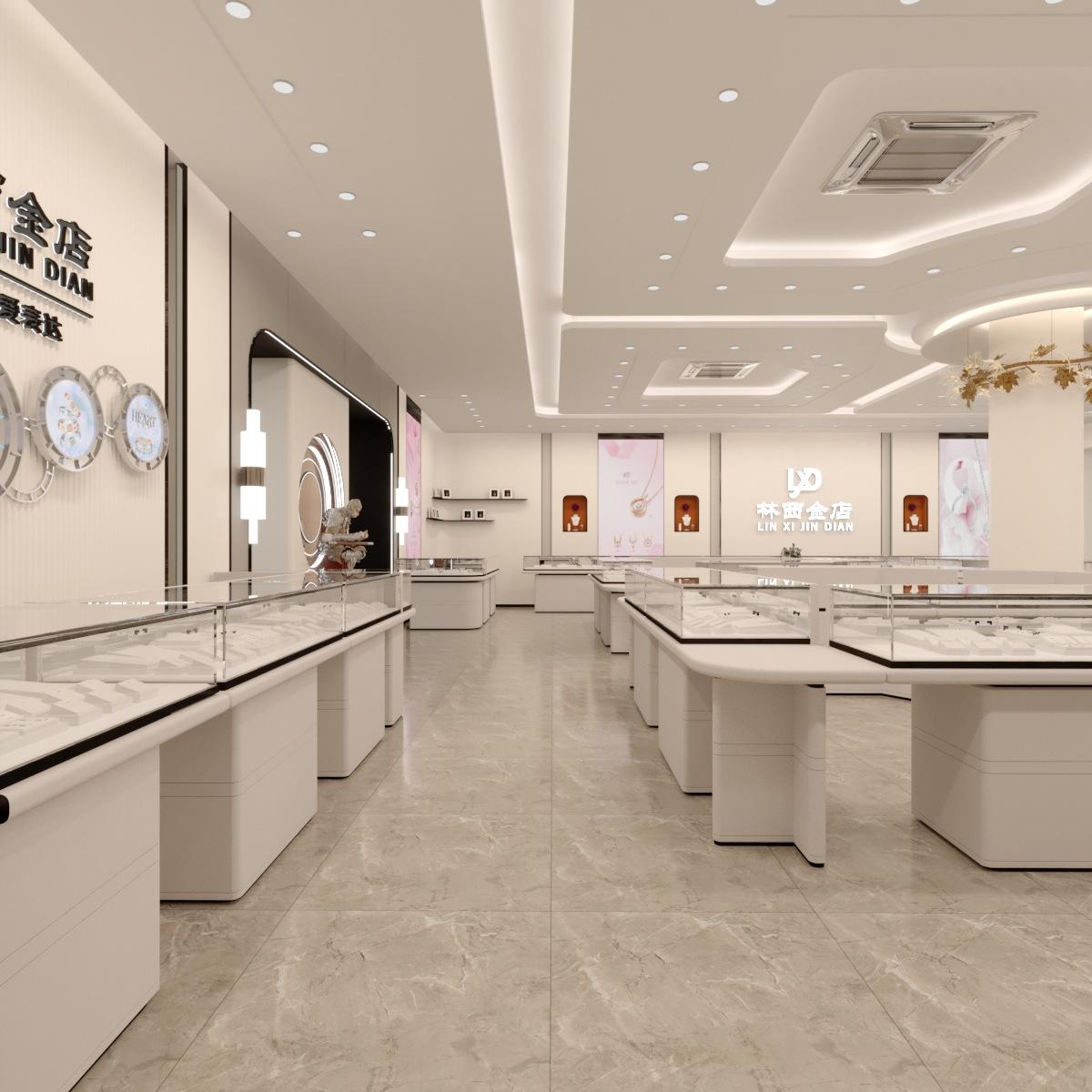 整店输出 珠宝店 货架展示柜005