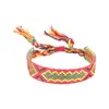 Nuevo Pulsera Tejida de Estilo Étnico Nepal Transfronteriza Borlas de Colores Cuerda de Mano de Amistad de la Suerte Stock de Fábrica