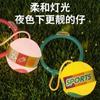 Nuevo Sistema Sensorial Luminoso Pelota Saltarina para Niños, Pelota Saltarina Luminosa con Flash, Pelota de Balanceo con el Pie, Anillo de Balanceo con el Pie, Aro de Hula Hula de Silicona
