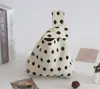 Bolsa de Tricô, Bolsa de Mão, Clutch para o Dia a Dia, Armazenamento Portátil, Bolsa de Presente para Feriado, Bolsa de Tricô Floral Fofa 26
