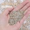 Zirconias para Uñas Rhinestones de Fondo Plano Accesorios Súper Brillantes Blanco Transparente Tamaño Mini Pequeño Decoraciones Deslumbrantes para Uñas Grado 5A Súper Brillantes
