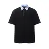 Yidao Vintage 2026 Verano Nuevo Estilo Japonés Moderno Falso Dos Piezas Old Money Elegante Gama Alta Bloque de Color Solapa Manga Corta