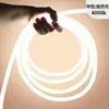Fita de LED Redonda 220V para Sala de Estar, Luz Neon Impermeável para Exterior, Iluminação de Linha para Projeto de Publicidade de Ambiente
