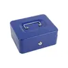Caja de alcancía de hierro portátil con cerradura caja de almacenamiento caja de almacenamiento mediana caja de depósito caja pequeña caja de cambio